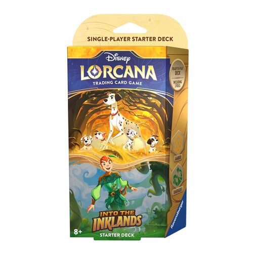 Disney Lorcana TCG - Into The Inklands Amber/Emerald Starter Deck