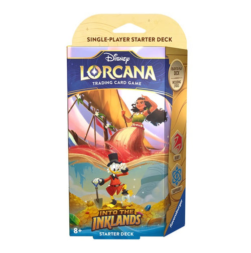 Disney Lorcana TCG - Into The Inklands Ruby/Sapphire Starter Deck