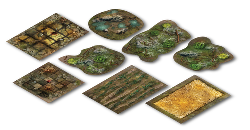 TerrainCrate: Fantasy Gaming Templates (x8)