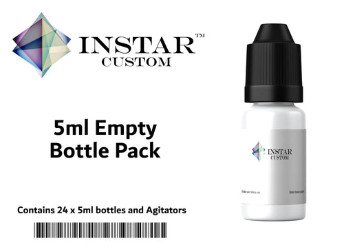INSTAR Custom 5ml Empty Bottle Pack