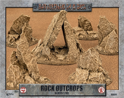 Rock Outcrops - Sandstone (x6)