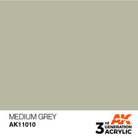 Medium Grey 17ml - AK Acrylic 2