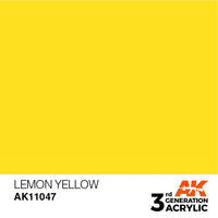 Lemon Yellow 17ml - AK Acrylic 2