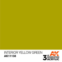Interior Yellow Green 17ml - AK Acrylic 2