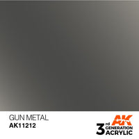 Gun Metal 17ml - AK Acrylic 2