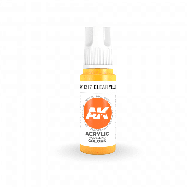 Clear Yellow 17ml - AK Acrylic