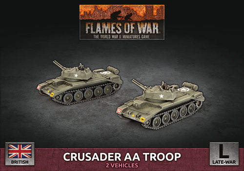 Crusader Armoured AA Platoon (British Late War) - Flames Of War Late War