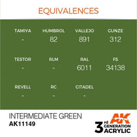 Intermediate Green 17ml - AK Acrylic 3