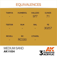 Medium Sand 17ml - AK Acrylic 3