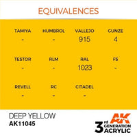 Deep Yellow 17ml - AK Acrylic 3