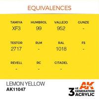 Lemon Yellow 17ml - AK Acrylic 3