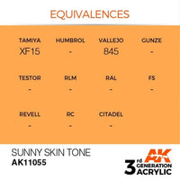 Sunny Skin Tone 17ml - AK Acrylic 2