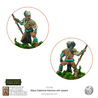 Maya Calakmal Warriors with spears 3