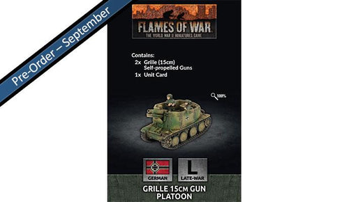 German Grille 15cm Gun Platoon - Flames Of War Late War