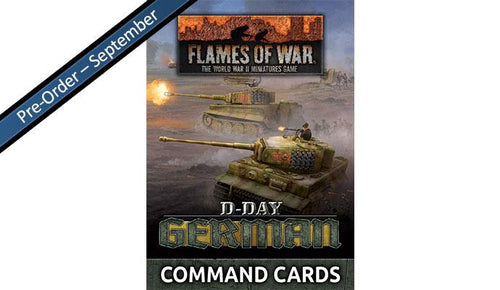 D-Day German Command Cards - Flames Of War Late War