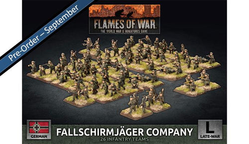 German Fallschirmjager Company - Flames Of War Late War