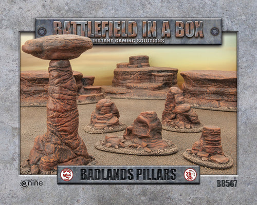 BIAB: Badlands Pillars Scenery Box Set