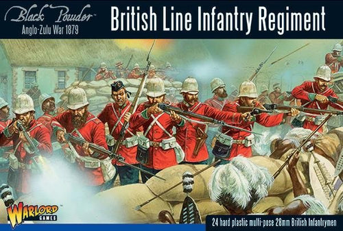 Anglo-Zulu war 1879 British Line Infantry Regiment Box Set
