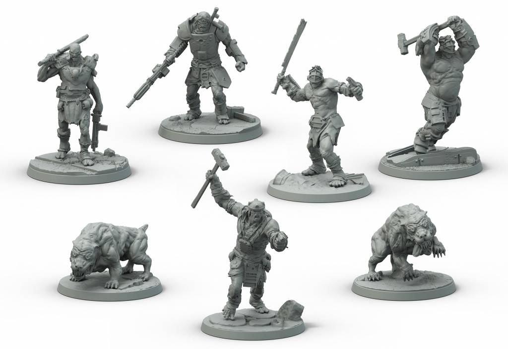 Modiphius Super Mutants Core Box - Fallout Wasteland Warfare