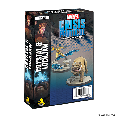 Crystal and Lockjaw - Marvel Crisis Protocol Character Pack