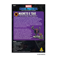 Magneto and Toad - Marvel Crisis Protocol Character Pack 4