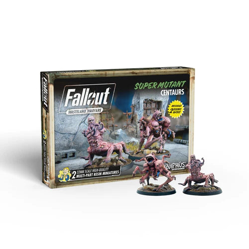Fallout Wasteland Warfare Super Mutant Centaurs
