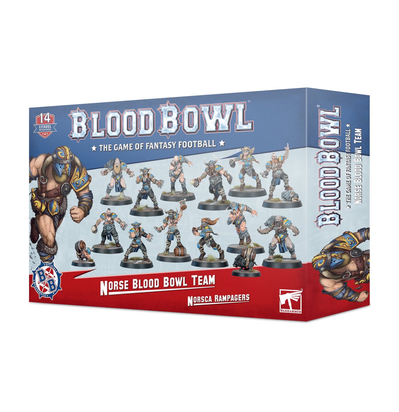 Games Workshop - Blood Bowl - Norse Team - Norsca Rampagers