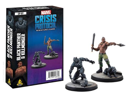 Black Panther and Killmonger - Marvel Crisis Protocol Character Pack