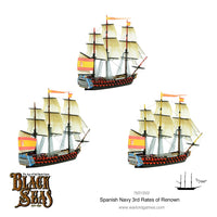 Spanish Navy 3rd Rates of Renown - Black Seas 3