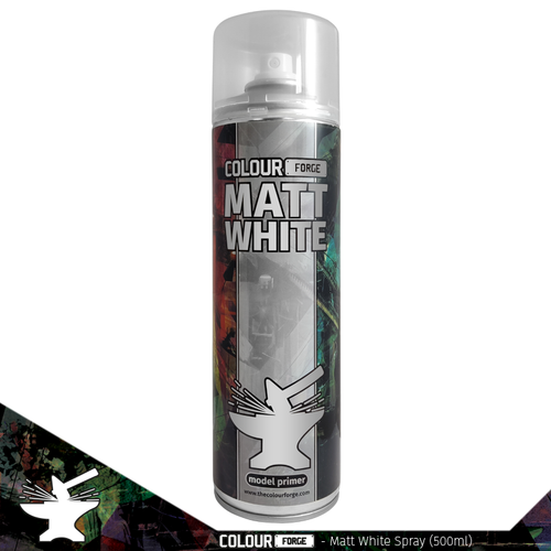 Matt White Aerosol (500ml) - The Colour Forge