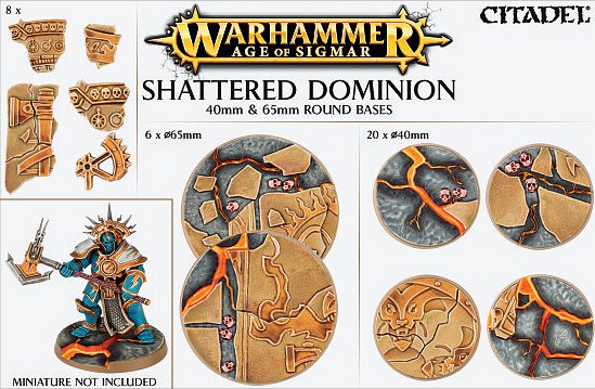 Shattered Dominion  65 & 40mm Round Base Detail Kit
