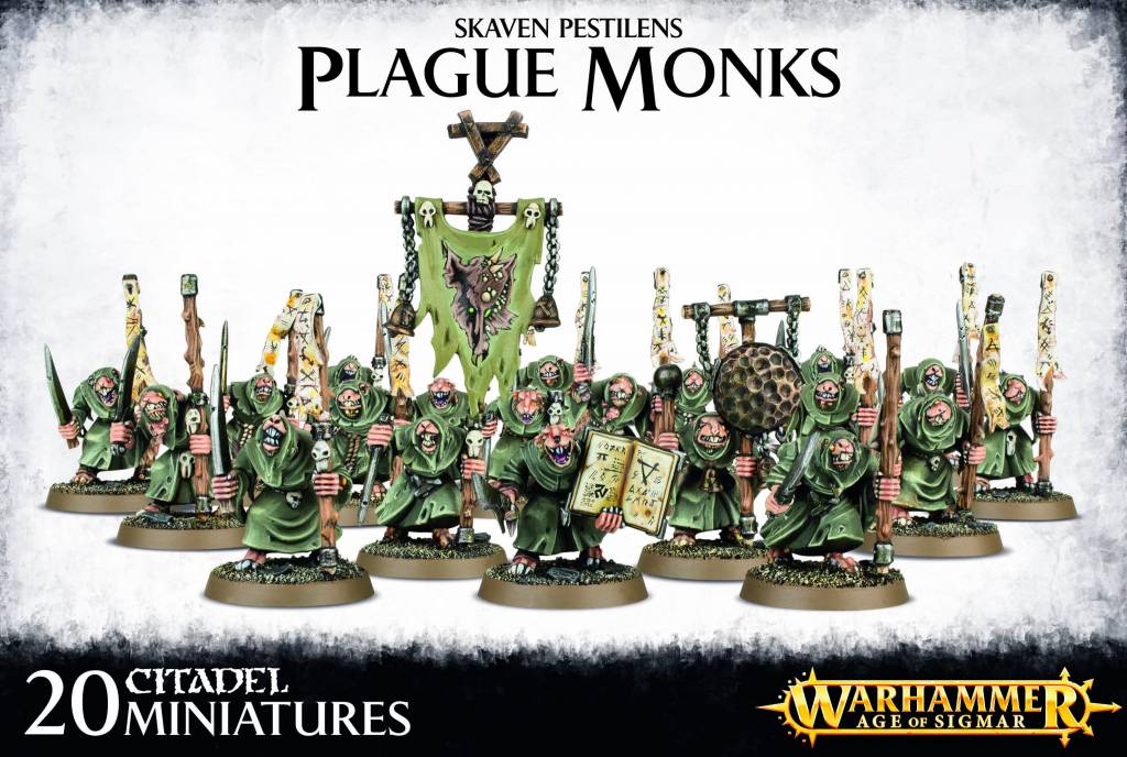 Warhammer Age Of Sigmar - Skaven - Plague Monks