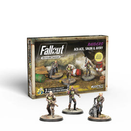 Raiders : Ack Ack, Sinjin & Avery - Fallout Miniatures