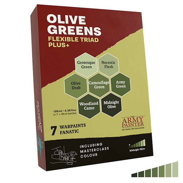 Flexible Triad Plus: Olive Greens