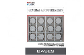 25mm Textured Bases (2mm) - Wargames Atlantic