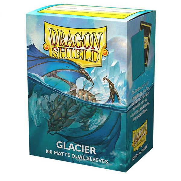 Dragon Shield - Dual Matte Standard Size Sleeves 100pk - Glacier Miniom