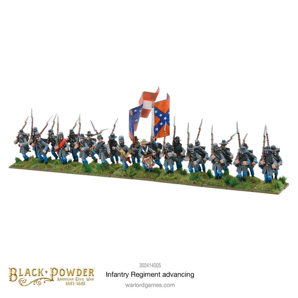 Black Powder American Civil War Infantry Regiment (advancing)