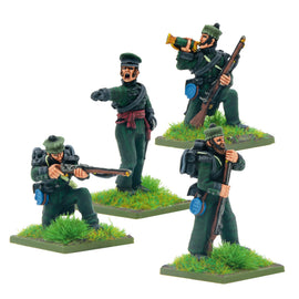 British Rifle Brigade in forage caps command - Crimean War