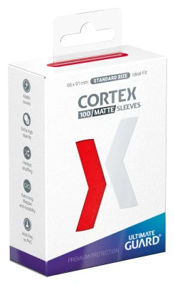 Ultimate Guard - Cortex Sleeves Standard Size - Matte Red 100pk