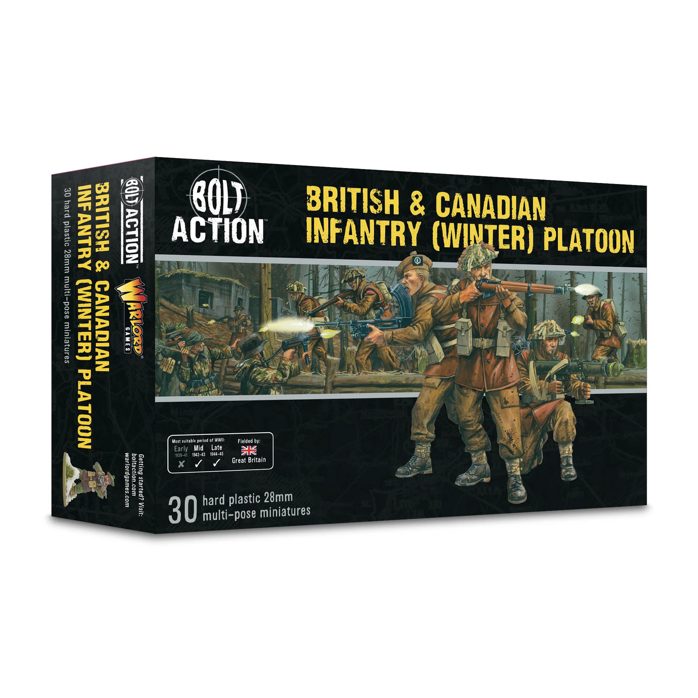 British & Canadian Infantry Platoon (Winter) - Bolt Action - Warlord Games