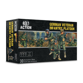 German Veterans Infantry Platoon - Bolt Action - Warlord Games