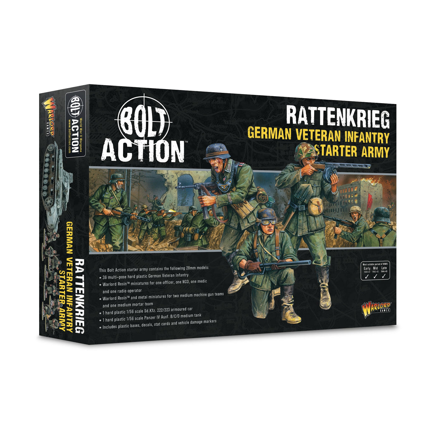 Rattenkrieg: German Veterans Infantry Starter Army - Bolt Action - Warlord Games