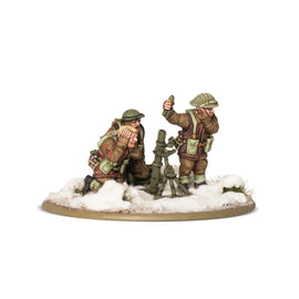 British & Canadian Infantry (Winter) Medium Mortar team - Bolt Action - Warlord Games