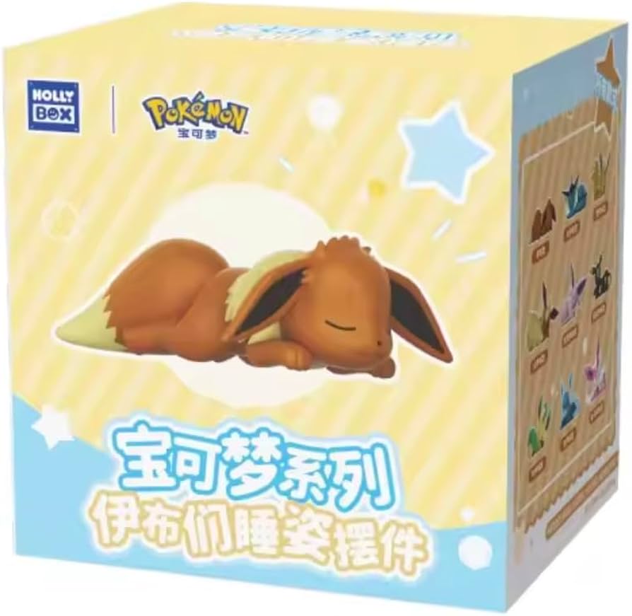 Chinese Pokemon Eeveelution Sleeping Series Figure Set - Blind Box