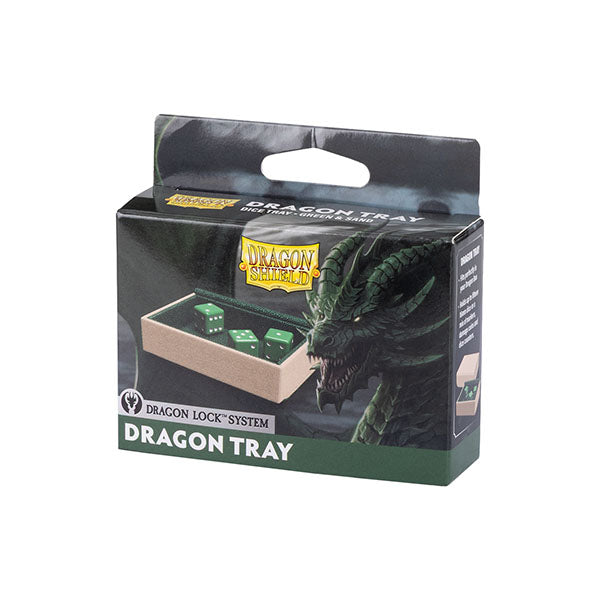 Dragon Shield - Dragon Lock Tray - Green & Sand
