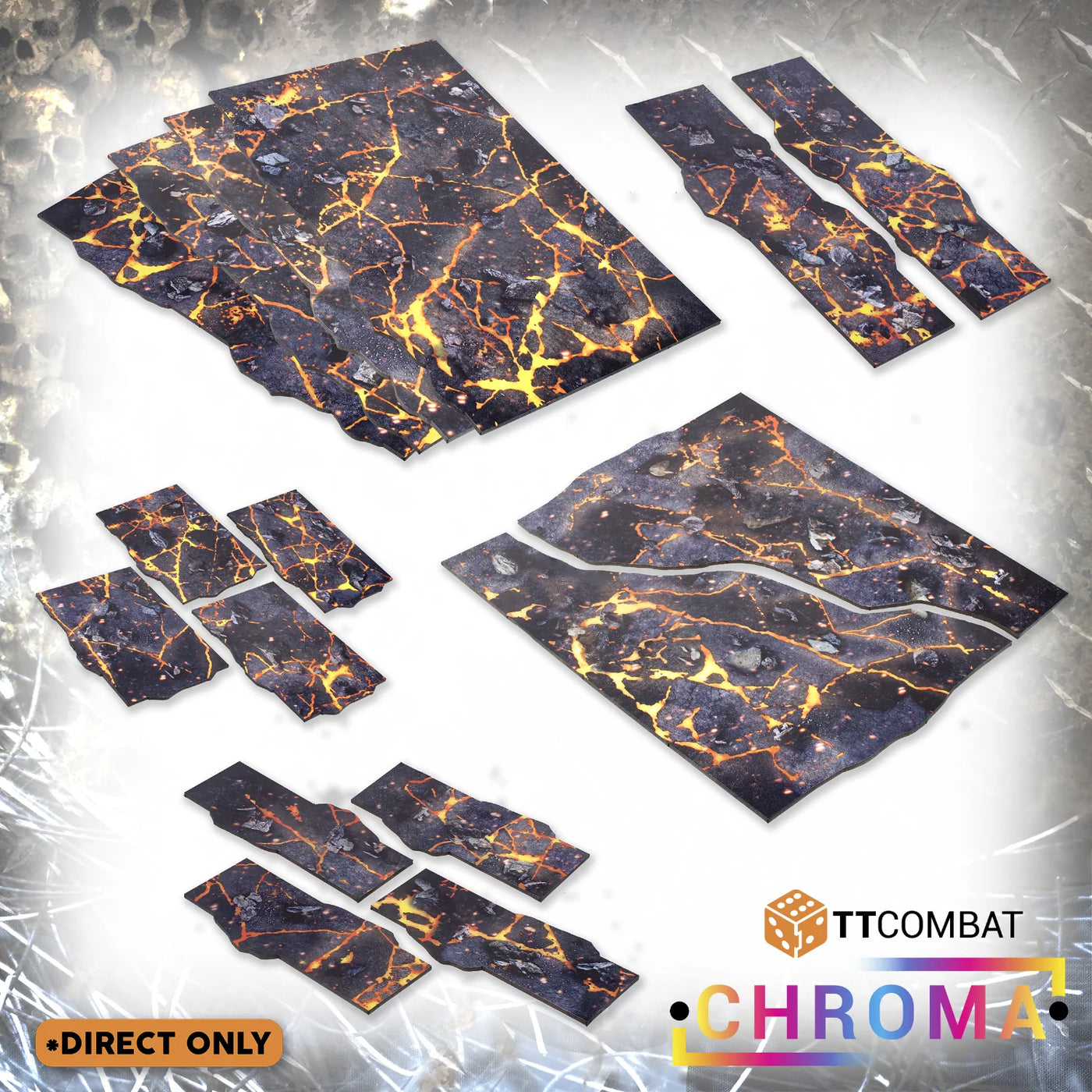 Terrain Area Plate - Lava Fields