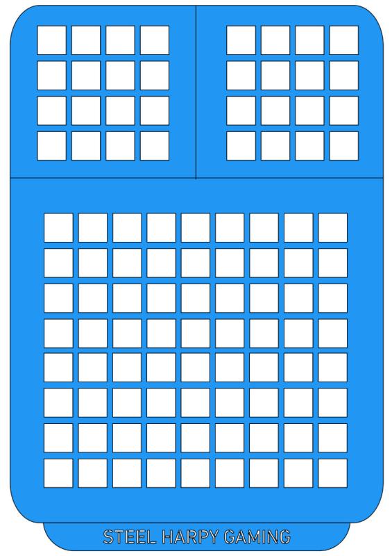 Squares - Large - Style 2 - Steel Harpy Stencils