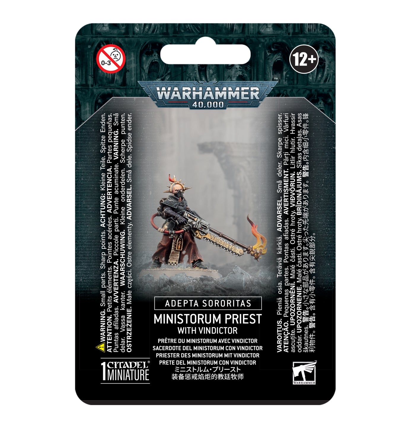 Warhammer 40000 - Adepta Sororitas - Ministorum Priest With Vindictor