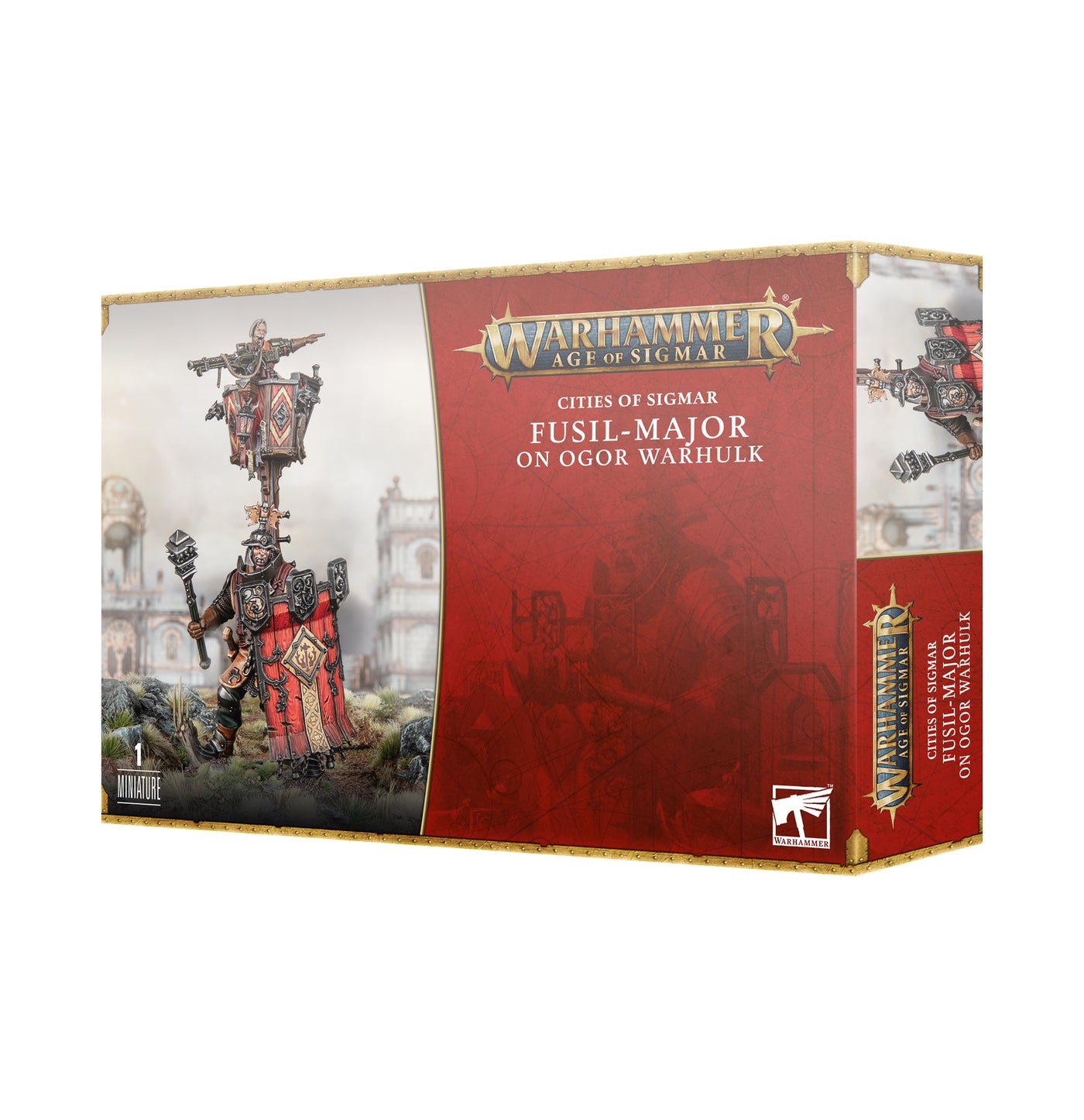Warhammer Age Of Sigmar - Cities Of Sigmar - Fusil-Major On Ogor Warhulk