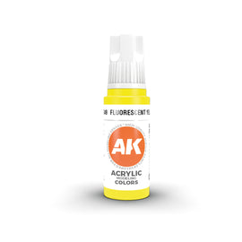Fluorescent Yellow  - AK 3rd Gen 17ml - AK Interactive